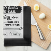 Welkom Papa's Garage Vrienden & Familie Theedoek (Quarter Fold)