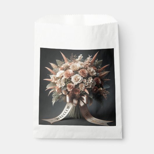 Welkom papieren zak bedankzakje (Voorkant)