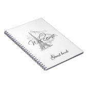 Welkom Parijs-thema Gastboek Notitieboek (Rechterzijde)
