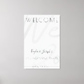 Welkom partij bij service canvas afdruk (Voorkant)