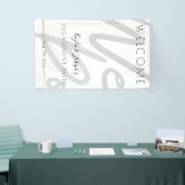 Welkom partij bij service spandoek (Beurs)