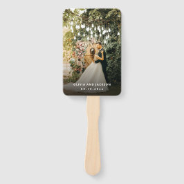 Welkom Party Roze Bloemen Gouden Lijst bruiloft Handwaaier