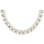 Welkom Party Waterverf Golden Eucalyptus Foliage Vlaggetjes (Alle)