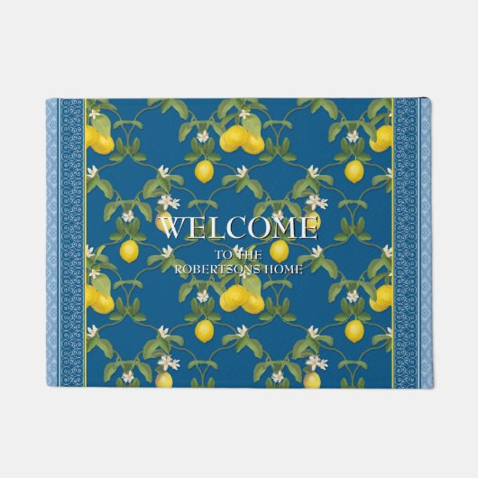 Welkom persoonlijke familiefunctie laster Trellis Deurmat (Voorkant)