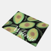Welkom persoonlijke Waterverf Avocado Deurmat (Schuin)