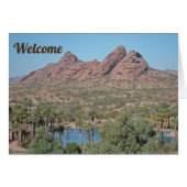 Welkom Phoenix Arizona Red Rock Photo House Guest (Voorkant Horizontaal)
