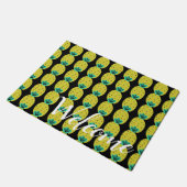Welkom Pineapple Doodles Persoonlijk Deurmat (Schuin)