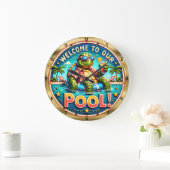 Welkom Pool Turtle Party Grote Klok (Huis)