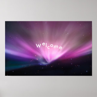 welkom poster