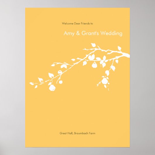 Welkom Poster - Een geweldige peren (Voorkant)