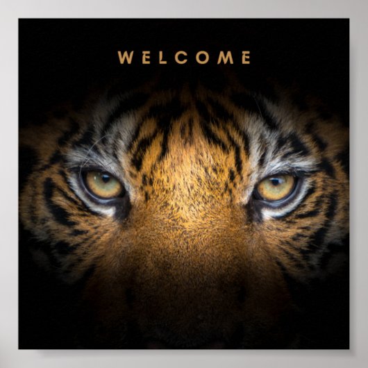 Welkom poster papier (Voorkant)