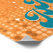 WELKOM POSTER RETRO PARTY (Hoek)