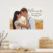 Welkom Poster van Engagement Party Modern Photo We (Keuken)