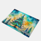 Welkom prettige feestdagen | iedereen deurmat (Schuin)