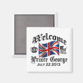 Welkom Prins George Juli 22 Magneet (Voorkant / Achterkant)