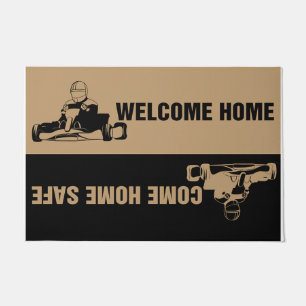 Welkom Race Mat, aangepast Man Deurmat