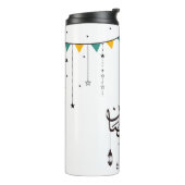 Welkom Ramadan, Arabische kalligrafie Thermosbeker (Gedraaid links)