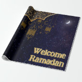 Welkom Ramadan: Islamitisch ontwerp Cadeaupapier (Uitgerold)