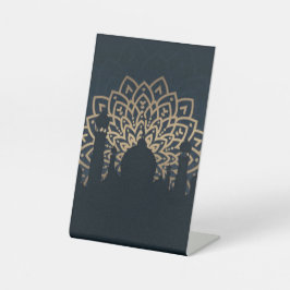 Welkom Ramadan Reclamebord Met Voetstuk