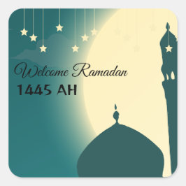Welkom Ramadan Vierkante Sticker