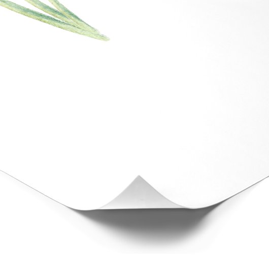 Welkom Ranunculus & Anemones Bruidsmeisjesfeest Cu Perfect Poster (Hoek)