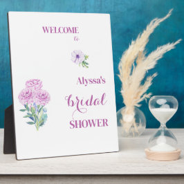 Welkom Ranunculus Bruidsmeisje Shower Persoonlijk  Fotoplaat