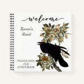 Welkom  Raven Bird STR Rental Guest Book Notitieboek (Voorkant)