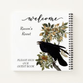 Welkom Raven Bird STR Rental Guest Book Notitieboek (Achterkant)