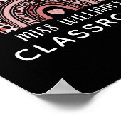 Welkom regenboogleraar leslokaal poster (Hoek)