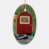 Welkom Reptielen Keramisch Ornament (Rechts)