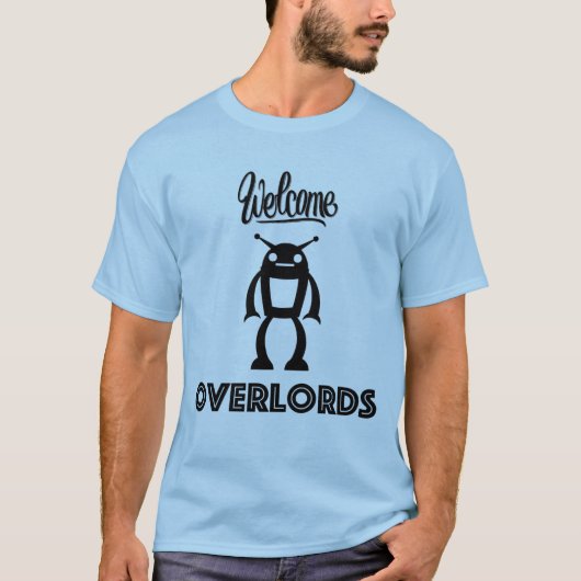 Welkom Robot Overlords T-shirt (Voorkant)