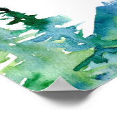 Welkom Rocky Mountain Destination Wedding Poster (Hoek)