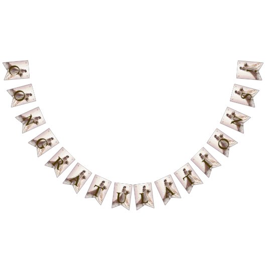 Welkom Roos Winter Bruid Golden Hearts Vlaggetjes (Alle)