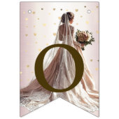 Welkom Roos Winter Bruid Golden Hearts Vlaggetjes (Tweede vlag)