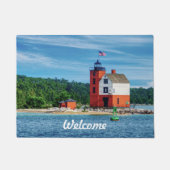 Welkom Round Island Lighthouse Deurmat (Voorkant)