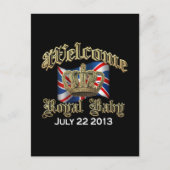 Welkom Royal Baby Keepomwille Briefkaart (Voorkant)