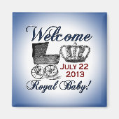 Welkom Royal Baby Magneet (Voorkant)