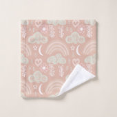 Welkom Roze Baby Bad Handdoek (Wasdoekje)