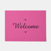 "Welkom" Roze Deurmat (Voorkant)