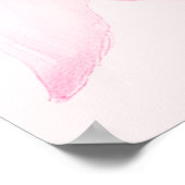 Welkom Roze Strik Coquette Script Sweet 16 Blos </ Poster (Hoek)