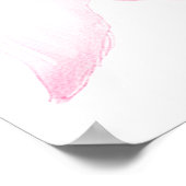 Welkom Roze Strik Coquette Script Sweet 16 Feest Poster (Hoek)