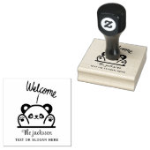 Welkom Rubberstempel (Gestempeld)