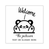 Welkom Rubberstempel (Afrduk)