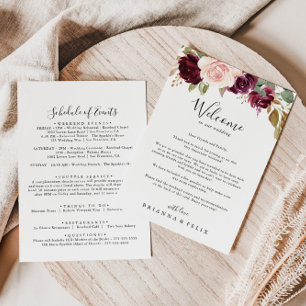 Welkom Rustic Floral and Botanical Wedding Letter