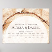 Welkom Rustieke Bruiloft Aangepaste volgorde van e Poster (Voorkant)