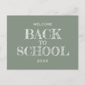 Welkom Sage Grey Briefkaart (Voorkant)