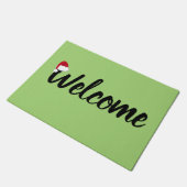 Welkom Santa Hat-deurmat Deurmat (Schuin)