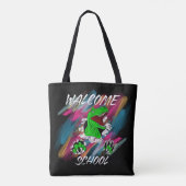 WELKOM SCHOOL WELKOM TERUG OP SCHOOL  TOTE BAG (Achterkant)