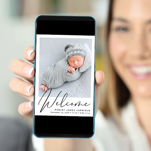 Welkom Script 4 Foto Geboorte Aankondiging