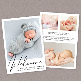 Welkom Script 4 Foto Geboorte Aankondiging